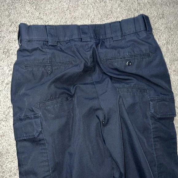 5.11 Tactical Cargo Pants Mens 34x35 Black Ripstop Utility Work Outdoor - Picture 4 of 7